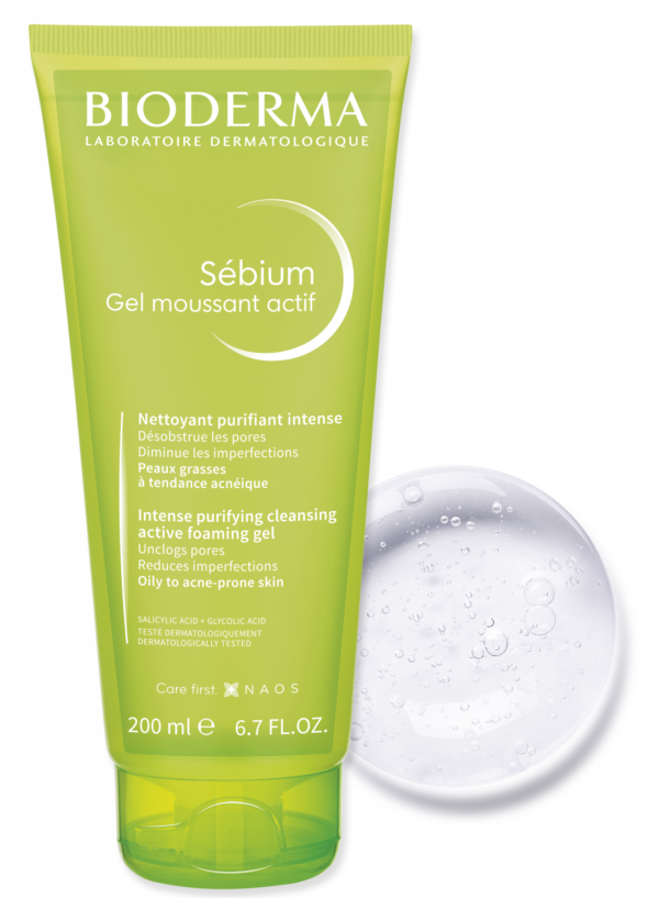 Wholesale Bioderma Sebium Gel Moussant Actif Exfoliating Cleanser 200ml